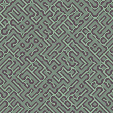 Soyut Geometrik Desen üretken hesaplama sanatı çizimi