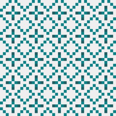 Soyut çapraz desenli üretken hesaplama sanatı çizimi