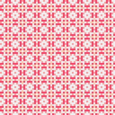 Soyut çapraz desenli üretken hesaplama sanatı çizimi