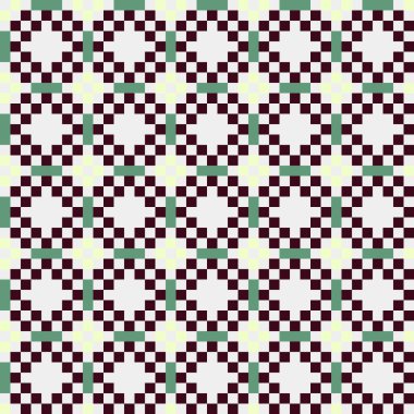 Soyut çapraz desenli üretken hesaplama sanatı çizimi