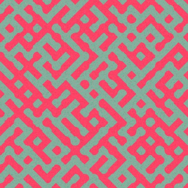 Soyut Geometrik Desen üretken hesaplama sanatı çizimi