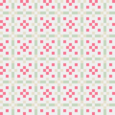 Soyut çapraz desenli üretken hesaplama sanatı çizimi