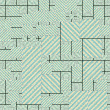 Soyut Geometrik Desen, üretken hesaplayıcı sanat vektörü çizimi
