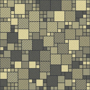 Soyut Geometrik Desen, üretken hesaplayıcı sanat vektörü çizimi