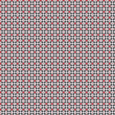 Soyut çapraz desenli üretken hesaplama sanatı çizimi