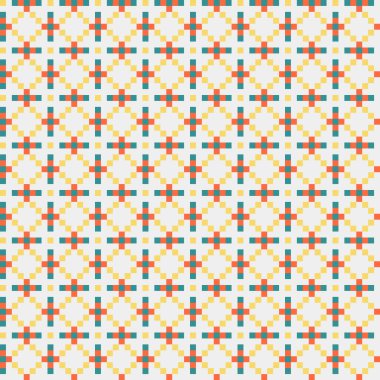 Soyut çapraz desenli üretken hesaplama sanatı çizimi