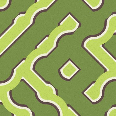 Soyut Geometrik Desen üretken hesaplama sanatı çizimi