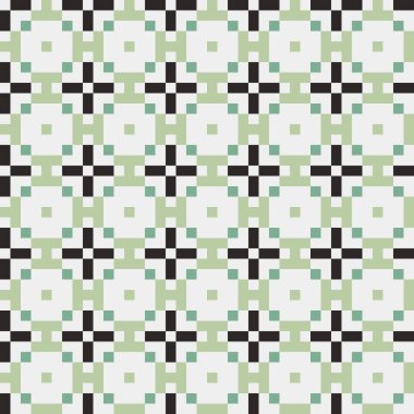 Soyut çapraz desen, üretken hesaplama sanatı illüstrasyonu 