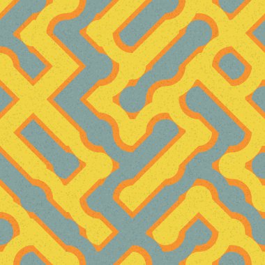 Soyut Geometrik Desen üretken hesaplama sanatı çizimi