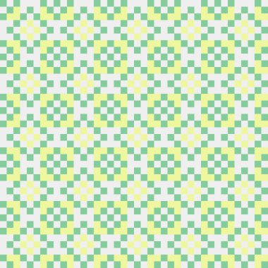 Soyut çapraz desenli üretken hesaplama sanatı çizimi