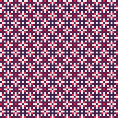 Soyut çapraz desenli üretken hesaplama sanatı çizimi