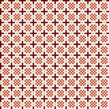 Soyut çapraz desenli üretken hesaplama sanatı çizimi