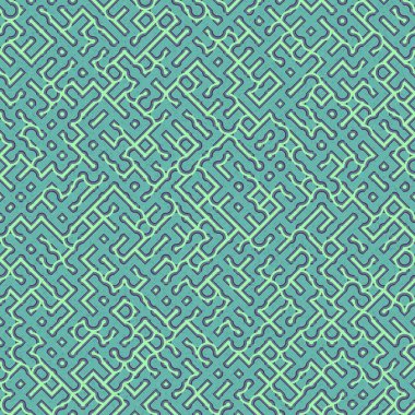 Soyut Geometrik Desen üretken hesaplama sanatı çizimi