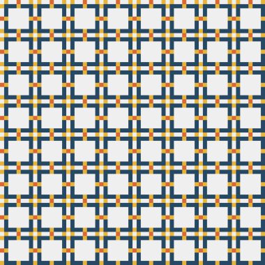 Soyut çapraz desenli üretken hesaplama sanatı çizimi