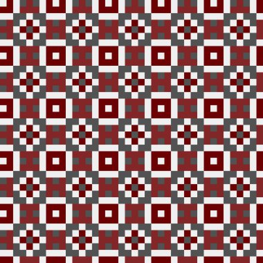 Soyut çapraz desenli üretken hesaplama sanatı çizimi