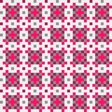 Soyut çapraz desenli üretken hesaplama sanatı çizimi