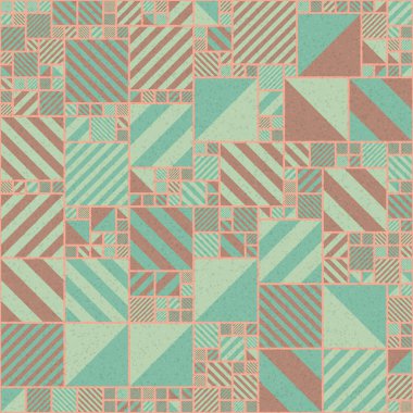 soyut geometrik desen, hesaplama sanatı illüstrasyonu