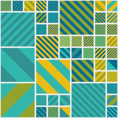 Soyut Geometrik Desen üretken hesaplama sanatı çizimi