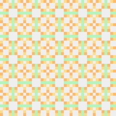 Soyut çapraz desen, üretken hesaplama sanatı illüstrasyonu  