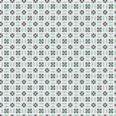 Soyut çapraz desenli üretken hesaplama sanatı çizimi