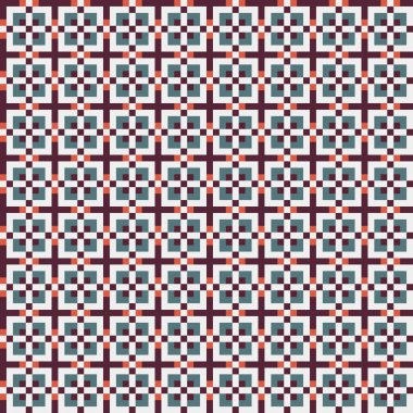 Soyut çapraz desenli üretken hesaplama sanatı çizimi