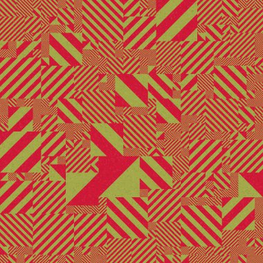 Soyut Geometrik Desen üretken hesaplama sanatı çizimi