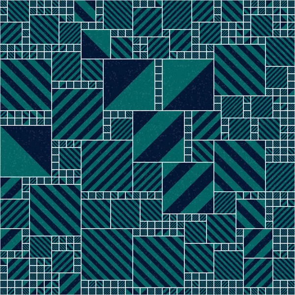 Patrón Geométrico Abstracto Ilustración Generativa Del Vector Arte Computacional — Vector de stock