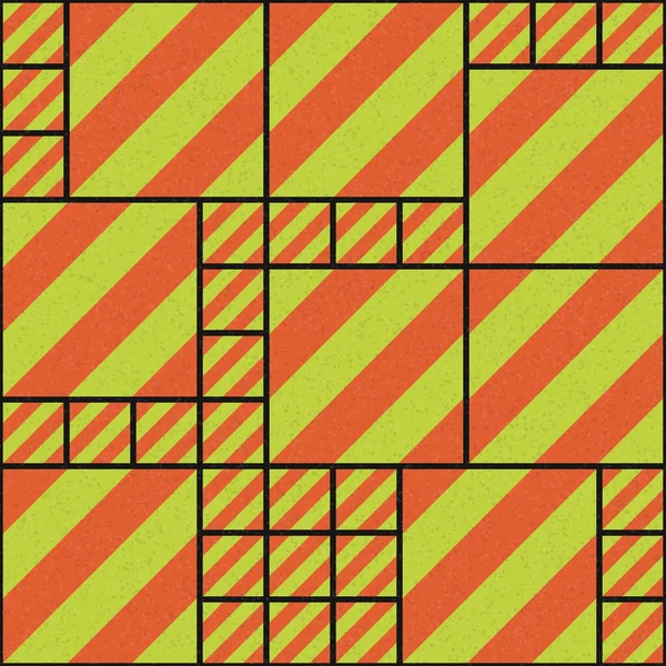 Resumen Del Patrón Geométrico Ilustración Arte Computacional Generativo — Vector de stock