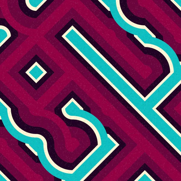 Soyut Geometrik Desen üretken hesaplama sanatı çizimi