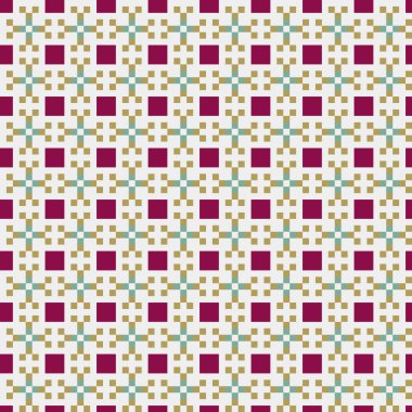 Soyut çapraz desenli üretken hesaplama sanatı çizimi