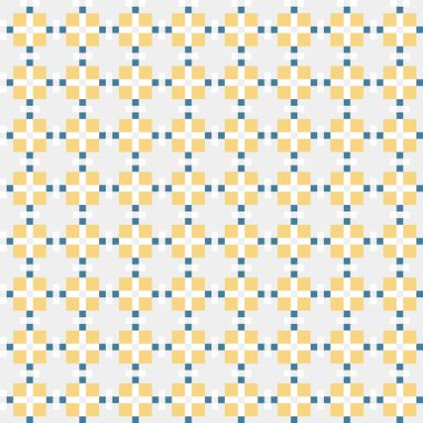 Soyut çapraz desenli üretken hesaplama sanatı çizimi