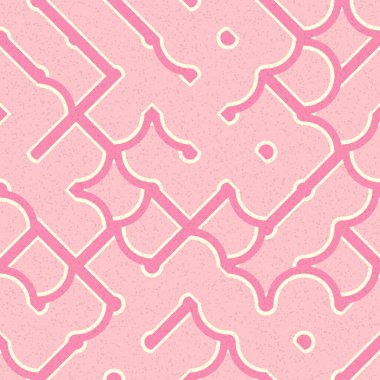 Soyut Geometrik Desen üretken hesaplama sanatı çizimi