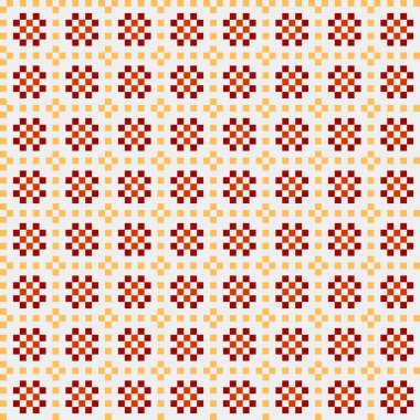 Soyut çapraz desenli üretken hesaplama sanatı çizimi