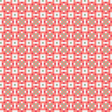 Soyut çapraz desen, üretken hesaplama sanatı illüstrasyonu 