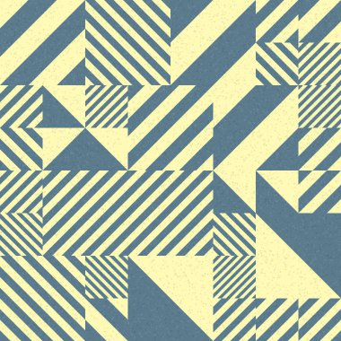 Soyut Geometrik Desen üretken hesaplama sanatı çizimi