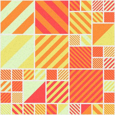 Soyut Geometrik Desen, üretken hesaplayıcı sanat vektörü çizimi