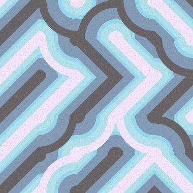 Soyut Geometrik Desen üretken hesaplama sanatı çizimi