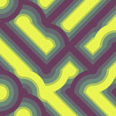 Soyut Geometrik Desen üretken hesaplama sanatı çizimi