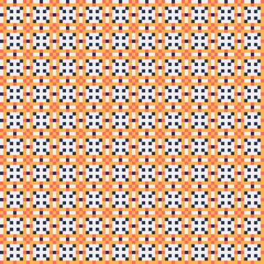 Soyut çapraz desenli üretken hesaplama sanatı çizimi