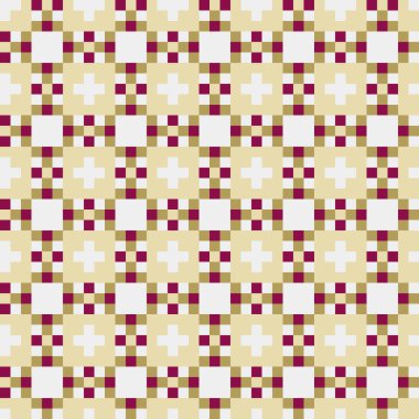 Soyut çapraz desen, üretken hesaplama sanatı illüstrasyonu 