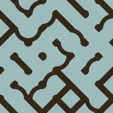 Soyut Geometrik Desen üretken hesaplama sanatı çizimi