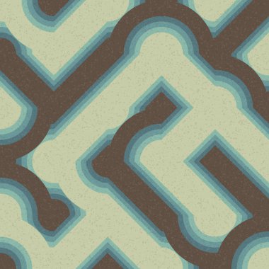 Soyut Geometrik Desen üretken hesaplama sanatı çizimi