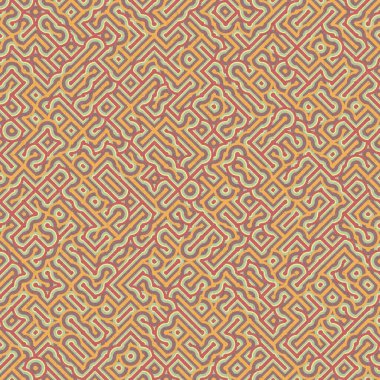 Soyut Geometrik Desen üretken hesaplama sanatı çizimi