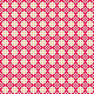 Soyut çapraz desenli üretken hesaplama sanatı çizimi