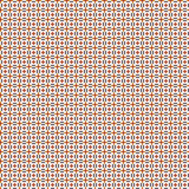 Soyut çapraz desenli üretken hesaplama sanatı çizimi