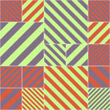 Soyut Geometrik Desen üretken hesaplama sanatı çizimi