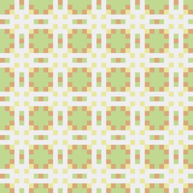 Soyut çapraz desenli üretken hesaplama sanatı çizimi