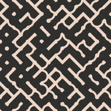 Soyut Geometrik Desen üretken hesaplama sanatı çizimi