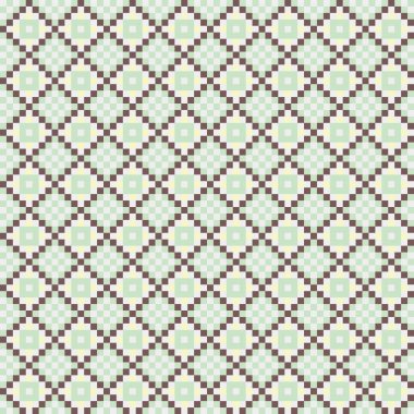 Soyut çapraz desenli üretken hesaplama sanatı çizimi