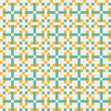 Soyut çapraz desenli üretken hesaplama sanatı çizimi